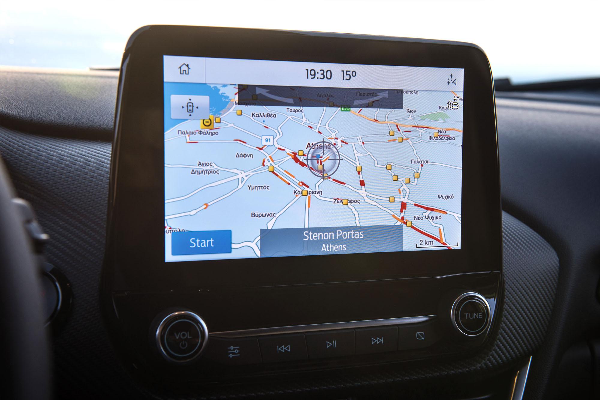 ford puma sat nav